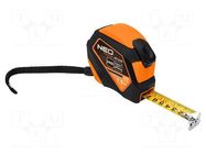 Measuring tape; L: 7.5m; Width: 25mm; Class: II; measure NEO TOOLS