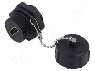 EURO, HDMI connector Waterproof HDMI Industrial Coupler BULGIN
