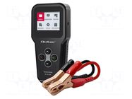 Tester: rechargeable batteries; 190x88x23mm; VDC: 12÷24V QOLTEC