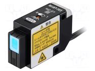 Sensor: laser; Range: 7m; retro-reflective; Connection: cables; 2m OMRON