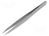 Tweezers; 100mm; for precision works; Blade tip shape: sharp PIERGIACOMI