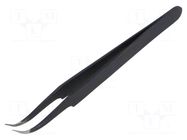 Tweezers; Blade tip shape: hook; Tweezers len: 120mm; ESD PIERGIACOMI