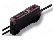 Sensor: optical fiber amplifier; PNP; Connection: lead; 2m; E3X OMRON