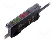 Sensor: optical fiber amplifier; Connection: lead; 2m; E3X OMRON
