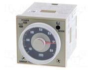 Timer; 0,1s÷600h; DPDT; 100÷240VAC; 100÷125VDC; H3CR-A; -10÷55°C OMRON