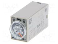 Timer; 0,5s÷10s; DPDT; 250VAC/5A; 24VDC; H3Y; socket; -10÷50°C; IP40 OMRON