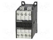 Contactor: 4-pole; NO x4; 110VDC; 18A; for DIN rail mounting; J7KN OMRON