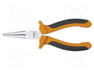 Pliers; half-rounded nose; 160mm NEO TOOLS