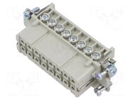Connector: HDC; contact insert; female; EPIC H-A; PIN: 16; 16A; 250V LAPP