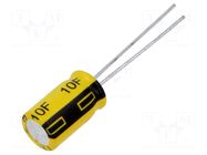 Supercapacitor; THT; 10F; 2.5÷3.8VDC; ±20%; Ø8x14mm; 1.4A; -25÷70°C CAP-XX