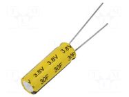Supercapacitor; THT; 30F; 2.5÷3.8VDC; ±20%; Ø8x25mm; 3.4A; -25÷70°C CAP-XX