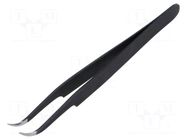 Tweezers; Blade tip shape: hook; Tweezers len: 120mm; ESD PIERGIACOMI
