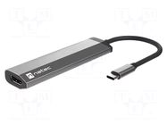 Hub USB; HDMI socket,USB A socket x2,USB C socket,USB C plug NATEC