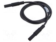 Test lead; 16A; banana plug 4mm,both sides; insulated; Len: 1m HIRSCHMANN T&M