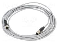 Cable: for sensors/automation; PIN: 5; plug; PVC; 7.5m HARTING