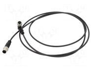 Cable: for sensors/automation; PIN: 4; plug; PUR; 2m HARTING