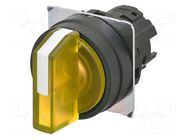 Switch: rotary; 22mm; Stabl.pos: 2; yellow; prominent; A22NZ; Pos: 3 OMRON