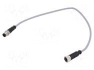 Cable: for sensors/automation; PIN: 5; plug; PVC; 0.5m HARTING