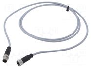 Cable: for sensors/automation; PIN: 5; plug; PVC; 2m HARTING