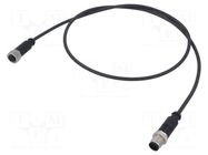 Cable: for sensors/automation; PIN: 4; plug; PUR; 1m HARTING