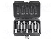 Wrench-set; socket spanner,Torx®; 1/2"; 100mm; 9pcs. NEO TOOLS