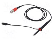 Probe: for oscilloscope; high voltage; 300MHz; 100: 1; 2kV; 1.2ns TESTEC