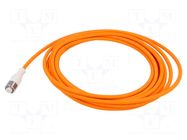 Cable: for sensors/automation; M12; PIN: 5; straight; 5m; M12,plug LUMBERG AUTOMATION