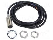 Sensor: inductive; OUT: PNP / NO + NC; 0÷8mm; 10÷30VDC; M18; 2m OMRON