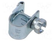 T-bolt clamp; W: 9mm; Clamping: 6÷8mm; zinc plated steel; Mini; W1 MPC INDUSTRIES