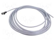 Connector: M12; plug; female; PIN: 5; angled; cables; 7.5m HARTING