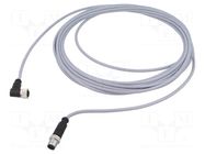 Cable: for sensors/automation; PIN: 4; plug; PVC; 7.5m HARTING