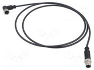Cable: for sensors/automation; PIN: 4; plug; PUR; 1.5m HARTING