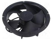 Fan: EC; axial; 230VAC; Ø250x77.4mm; 744m3/h; 53.4dBA; ball; 2100rpm SUNON
