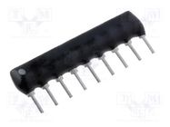 Resistor network: X; THT; 1.5kΩ; ±2%; 0.125W; No.of resistors: 8 ROYAL OHM