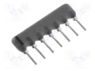 Resistor network: X; THT; 100kΩ; ±2%; 0.125W; No.of resistors: 6 ROYAL OHM