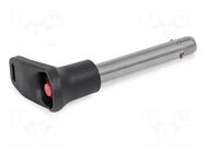 Locking pin; with locking; stainless steel; Ø: 8mm; 35kN ELESA+GANTER