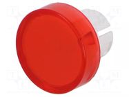 Actuator lens; 16mm; 51; red; plastic; Face dim: Ø15.8mm EAO