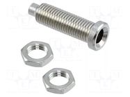 Connector: 4mm banana; socket; Cutout: Ø2mm; non-insulated; 36A CAL TEST