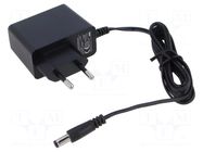 Power supply: switching; mains,plug-in; 9VDC; 1A; 9W; Out: 5,5/2,5 ESPE