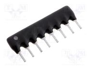 Resistor network: Y; THT; 330Ω; ±2%; 0.2W; No.of resistors: 4; 100V ROYAL OHM