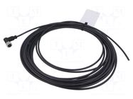 Connector: M12; plug; female; PIN: 4; angled; cables; 12.5m HARTING