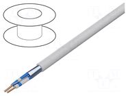 Wire; 1x2x22AWG; LonWorks; wire; Cu; FRNC; white; 500m; Øcable: 4.6mm BELDEN