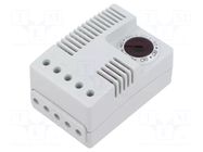 Sensor: hygrostat; 40÷90%RH; Usup: 120VAC; OUT: SPDT; 0÷60°C; IP20 STEGO