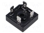 Bridge rectifier: single-phase; Urmax: 800V; Ufmax: 1.11V; If: 25A VISHAY