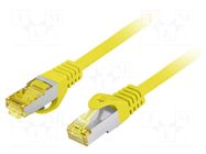 Patch cord; RJ45 plug,both sides; S/FTP; 6a; stranded; Cu; LSZH LANBERG