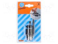 Drill holder; Mounting: 1/4",hexagonal PG PROFESSIONAL