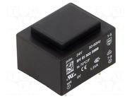 Transformer: encapsulated; 1.5VA; 24VAC; 9V; 167mA; PCB; BVEI HAHN