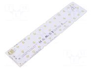 LED strip; W: 49.5mm; L: 223mm; No.of diodes: 32; CRImin: 70; 4000K PHILIPS