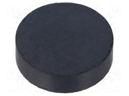 Magnet: permanent; hard ferrite; 7.5N; Ø: 21.5mm; H: 6mm ELESA+GANTER