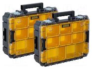 Collective; with partitions; black; FATMAX®; 440x337x119mm; 2pcs. STANLEY